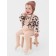 Hat knitted baby I r.48-50, col. coffee