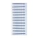 Gel rod 0.5 mm, Crown "Hi-Jell", 138 mm, blue ink blue