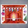 Sticking plastic interior color "New Year's fireplace" 50x70 cm