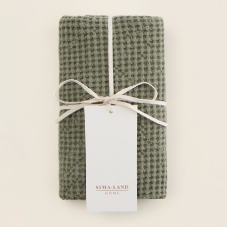 Waffle towel SL Home: Linen "Oliva" 40x70 cm, 51% flax, 49% cotton, 235 g/m2-6