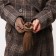 Gloves are female, dimensionless, without insulation, beige color