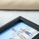 Photo frame plastic in 4 photos black 25.5x30 cm (10x15cm 9x9 cm 6.5x9 cm)