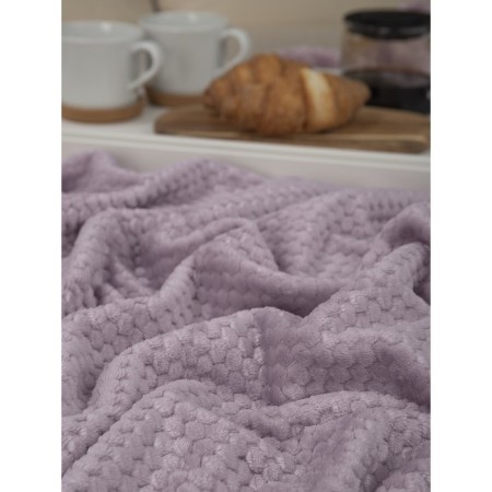 Texrepublic blanket, size 200x220 cm, lilac color-7