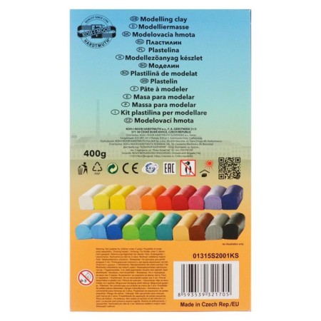 Plasticine 20 colors KOH-I-NOOR-3