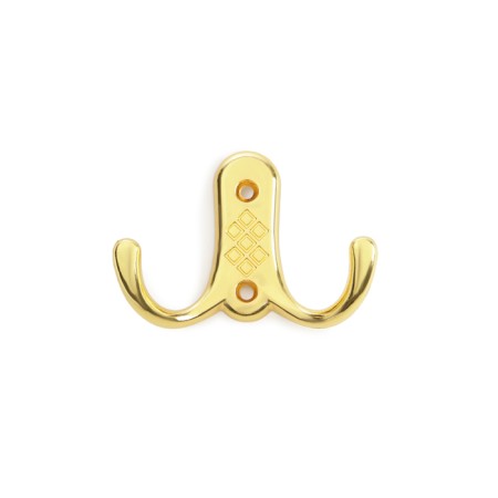 Furniture tundra hook TKD024 Light, two -rod, gold-2