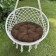 Pillow for swing "Tina", diameter 60 cm, color wenge