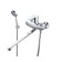 Bath mixer "RMS" SL50-006E-1, pour 350 mm, shower set, zinc, chromium