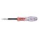 Harden 660007 screwdriver, dielectric, 100-500 V, 205 mm, SL/pH, screwdriver-tester, CRV