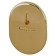 Decorative lining Fuaro ESC 476 GP, on a leval castle, with a curtain, brass color