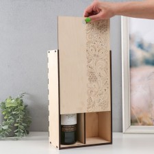 Casket for painting, under the bottle double 