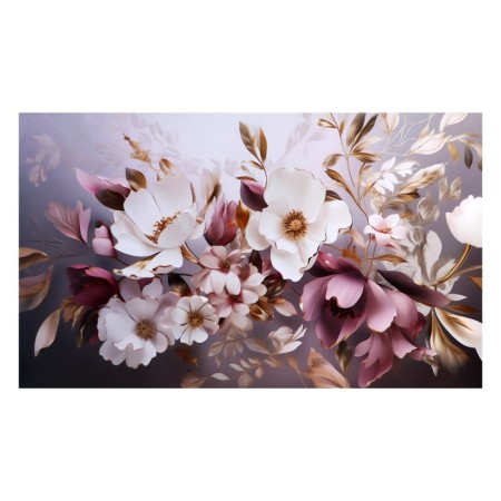 Kholst painting on the subframe "Bouquet of white flowers" 60x100 cm
