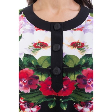 Women's tunic, size 46, black color-3