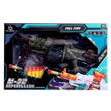Blaster "M32", shoots soft bullets-10