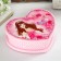 Musical Mechanical Casket "Princess Heart" 19x16.5x6 cm
