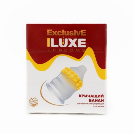 Luxe condoms Exclusive screaming banana-2