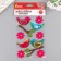 Stickers made of felt "bird" (set of 11 pcs) assorted