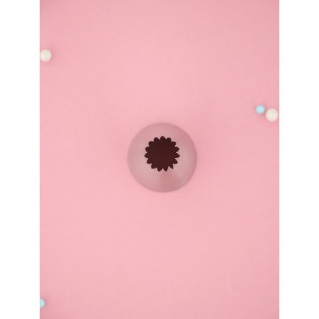 Konfinett confectionery nozzle "French star", d = 3 cm, output d = 1.2 cm, stainless steel-2