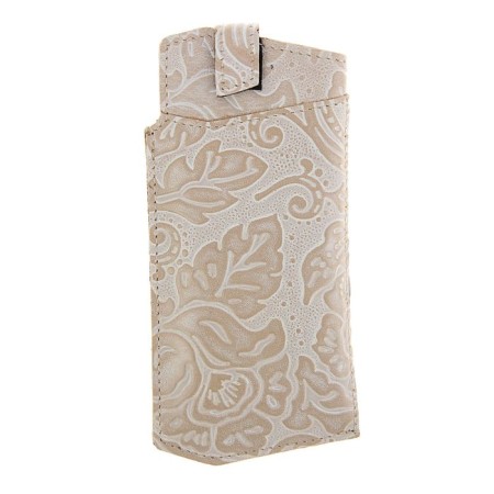 Case for glasses, beige color