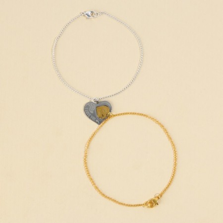 Bracelets Demetrons "I Love You", 2 pcs, length 20 cm-5
