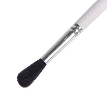 Round Brush No. 6 (clip diameter 6 mm; hair length 22 mm), wooden handle, calligrata-4
