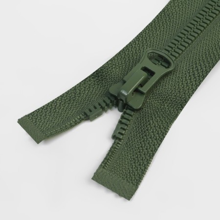 Lightning "Tractor", No. 7, connective, castle machine, 50 cm, khaki color-1
