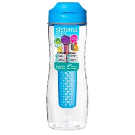 Water bottle of Sistema, Tritan, 800 ml, color mix-2