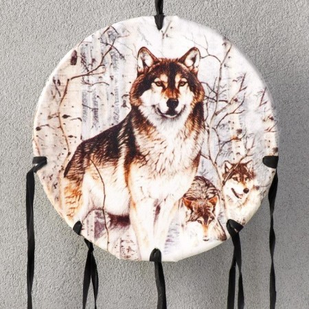 Dreams 4 "Gray Wolf" Circle d = 16 cm-1