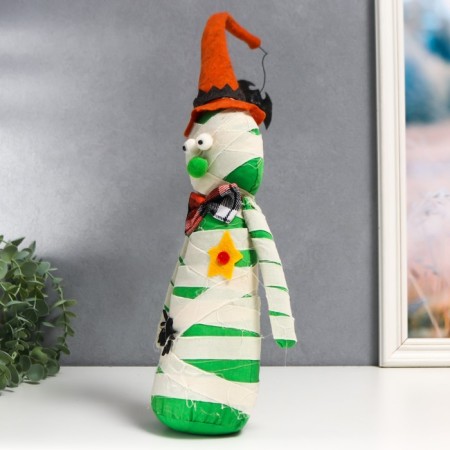 Interior doll "Mummy in a cap with a bat" 40x10 cm-2