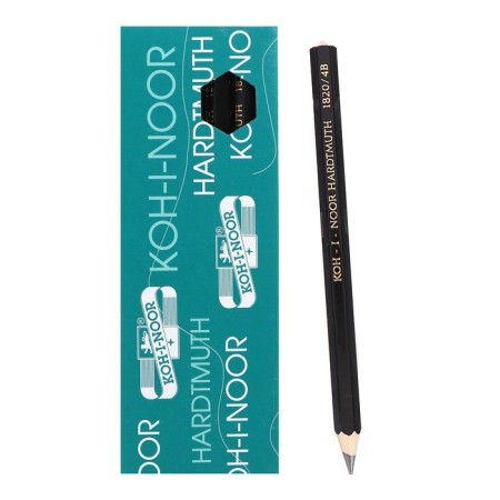 Pencil thickened blackographic 5.6 mm, Koh-I-Noor Jumbo Black Star 1820 4b, l = 175 mm
