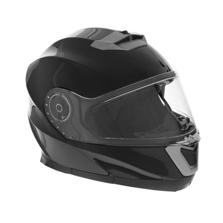 Modular helmet with two visors, size XL (60-61), model-BLD-160E, black glossy-2