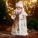 Snow Maiden "White fur coat, with a manner" moves 40 cm