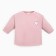 Baby sweatshirt I Flower, height 74-80 cm, pink