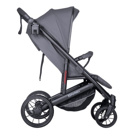 Walking stroller Farfello Bonnie, Smoke Grey color-2