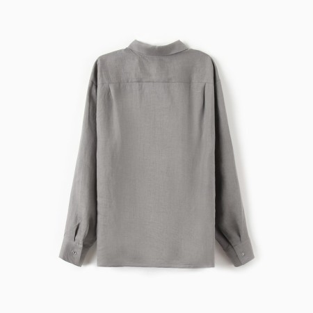 Men's shirt with long sleeve MIST R.48, Gray-8