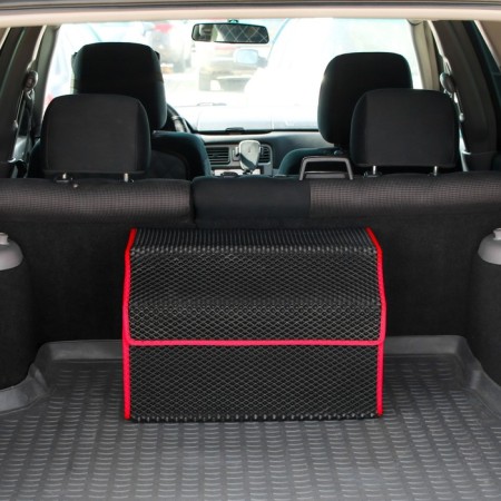 Organizer COFR in the trunk of a car, bag, EVA material, 50 cm, red kant-3