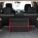 Organizer COFR in the trunk of a car, bag, EVA material, 50 cm, red kant