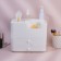Organizer for storage, multi -level, 2 boxes, 26 × 20.7 × 21.8 cm, white color