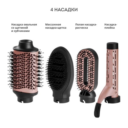 Galaxy Line GL 4413, 1200 W, 2 speeds, 3 temperature conditions, black-pink-2