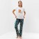 Home female "Corgi" (T -shirt/pants), white/green color, size 46