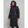 Coat insulated winter female, size 42, black color