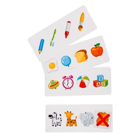 The game developing "Logical tasks. Superfluous and correct ”, 20 tasks, 5+-5
