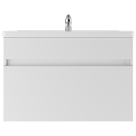 Tumba Iceberg Classic under the Mario 80 sink, suspended, with one box-1