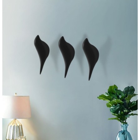 Nast-light decor "Bird" 13 x 4 cm, black