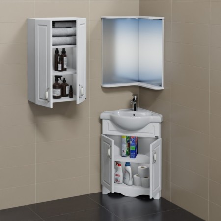 Tumba "Verona 60 angular" floor with a sink "classic" corner-3
