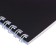 Notepad A5, 40 sheets in a cage on the crest "Neo-Ainime", covered cardboard, matte lamination, selective UV-lame, offset unit