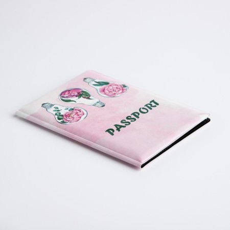 Cover for passport, pink color-3
