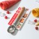 Spoon for ice cream shade "Valdai", 21 × 4.3 × 2.5 cm, stainless steel, beige color, chrome