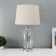 Table lamp with lampshade Risalux "Morgan", E27, 40 W, Chrome, 35 × 35 × 62.5 cm