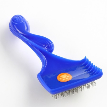 Brush - a packer large with drops, base 84 x 58 mm, blue-1