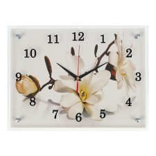 Carty clock is wall-mounted, interior 
